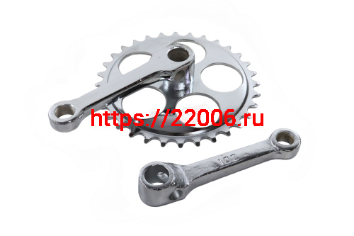 Шатуны 16" 32зуб/102мм (клин) (комплект) Шатуны 16" 32зуб/102мм (клин) (комплект)