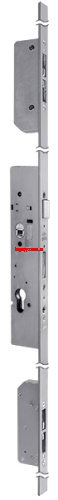 Multitop Cisa (Чиза) MAX 49746.35.0 механич., плоская пл. 24x3 inox backset 85