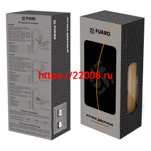 Ручка Fuaro (Фуаро) раздельная R.RM54.OPERA (OPERA RM) AB/GP-7 бронза/золото фото 3