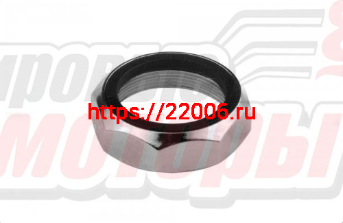 Контргайка для резьбовых рулевых колонок 1-1/8" х 26tpi (хром) Контргайка для резьбовых рулевых колонок 1-1/8" х 26tpi (хром)
