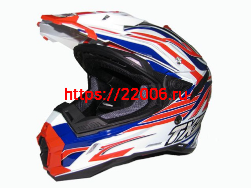 Мотошлем THH TX-25 №1 white/red blue (XS) Мотошлем THH TX-25 №1 white/red blue (XS)