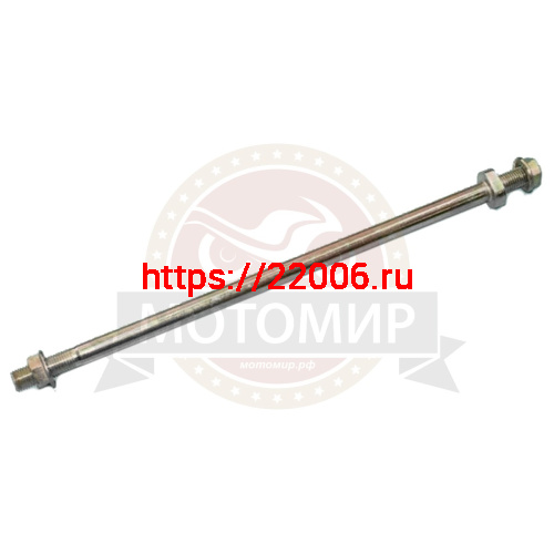 Ось вилки маятника (М10*1.25мм*280мм) Альфа, VORTEX ALPHA 2017 резьба с двух сторон Ось вилки маятника (М10*1.25мм*280мм) Альфа, VORTEX ALPHA 2017 резьба с двух сторон