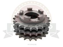 Звездочка Буран (УСИЛЕННАЯ)  Z21 104 вала 3х рядная (9,525 0B-3 GL) (УСИЛЕННАЯ) пр-во ИжТехМаш