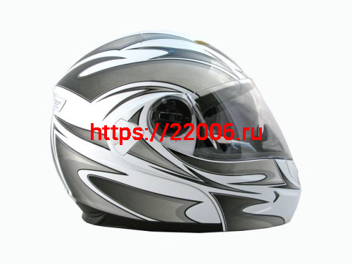 Мотошлем THH T-797 №2 white/ silver (S) Мотошлем THH T-797 №2 white/ silver (S)
