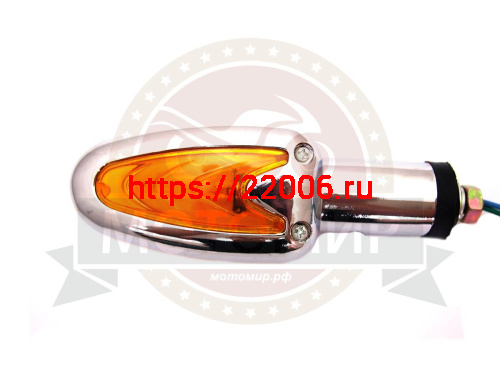 Боковой фонарь (BF-24) "Свеча" хром (пласт) (1001) (кол-во в упак. 200 шт.) (компл. 4 шт) фото 2 Боковой фонарь (BF-24) "Свеча" хром (пласт) (1001) (кол-во в упак. 200 шт.) (компл. 4 шт) фото 2