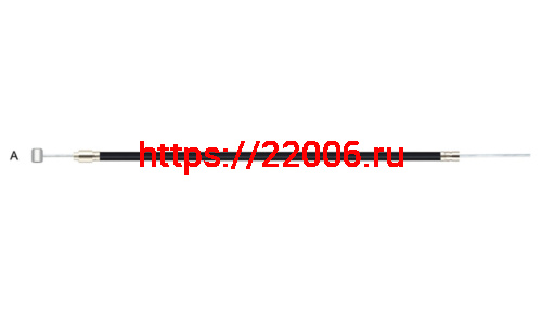 Троса тормозные с рубашками комплект, пер.: 500/700мм, зад.:1150/1400мм в торг.упак.