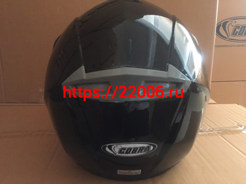 Шлем туринг (кросс со стекл.и оч) COBRA JK103DV,бело-чер.-крас(1),черн мат(3),черн.глянц(5),размер L фото 5