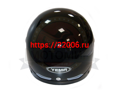 Шлем открытый YM-351_7 "YAMAPA", белый, черный, размер M, летний (NEW) (12 шт. в упак.) фото 3 Шлем открытый YM-351_7 "YAMAPA", белый, черный, размер M, летний (NEW) (12 шт. в упак.) фото 3