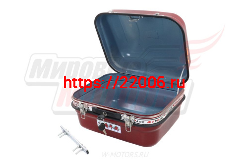 Кофр ALPHA (ящик задний) 28л. Ш.Г.В.: 36*28*23см. красный фото 2