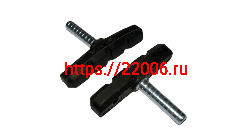 Колодки тормозные V-brake без резьбовые 60мм ALHONGA HJ-601.12T2 Колодки тормозные V-brake без резьбовые 60мм ALHONGA HJ-601.12T2