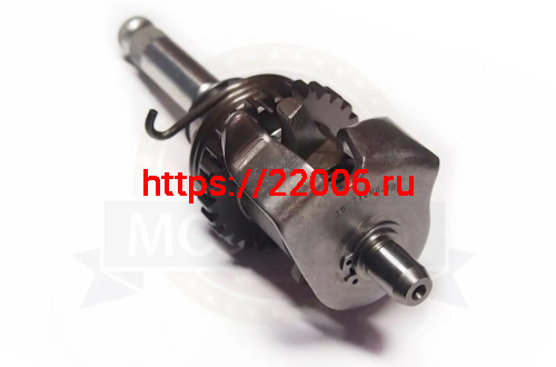 Вал кикстартера в сборе LF163 FML-2MP (E10-04) (НАБОР) фото 2