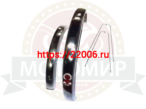 Крылья для детского велосипеда 20" хромированные, ''Кама'' (пара) (TRB-1263) Крылья для детского велосипеда 20" хромированные, ''Кама'' (пара) (TRB-1263)