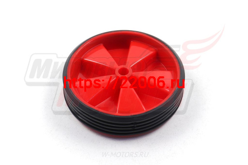 Колеса опорные запасные 110мм (пластик) (пары) разные цвета без крепежа фото 3