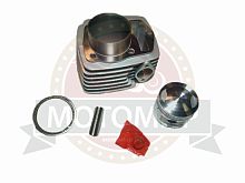 Цилиндр в сборе с поршнем CB150 см3 62,0 мм (162FMJ) Сenturion (H97мм, h68мм, палец 15мм)