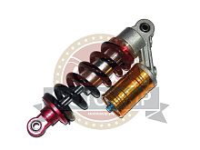 Амортизатор задний (L-260mm, D1-10mm, H1-21mm, D2-10mm, H2-21mm) TERMIT с расширит. бачком