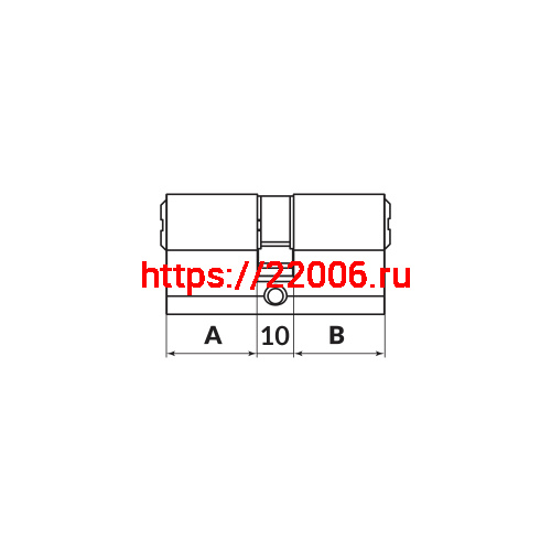 Цилиндровый Punto (Пунто) механизм MaxPro7000Key 52mm (21+10+21) SN мат.никель 7key фото 3