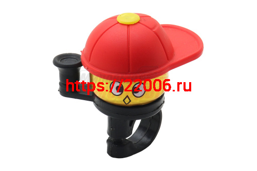 Звонок Вело "Кепка" алюминий/пластик (разные цвета)(10A-05) Звонок Вело "Кепка" алюминий/пластик (разные цвета)(10A-05)