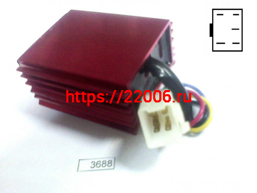 Коммутатор (CDI) 139FMB до 110сс тюнинг фишка на проводе 5 контактов