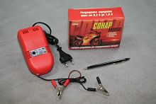 Зарядное устройство Сонар УЗ 205.08 -12 мото 12V 0,7-20 А.ч. в регулировкой тока 0,3-1,8 А.ч.