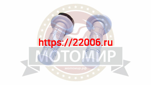 Ручка руля правая (газа) Fighter 125 с корпусом (с резинкой) + руля левая (резинка) фото 2