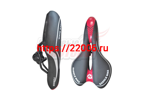 Седло вело спорт (275x155мм) серия комфорт с замком, вентиляцией, GEL (AZ-6007)