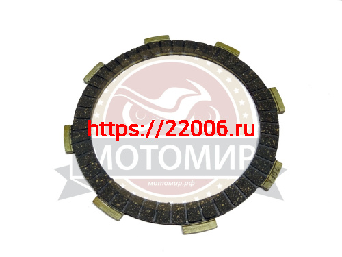 Диск сцепления CB250 ферридо Zongshen ZS 174MN-3  91х110/119х3мм, 8 шлиц (100203044) (НАБОР)