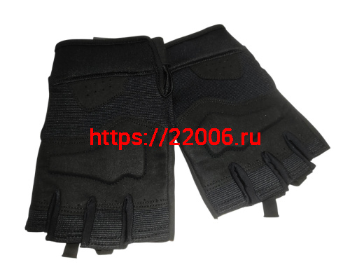 Перчатки PRO-BIKER MCS-66B без пальцев (чёрные), р-р M