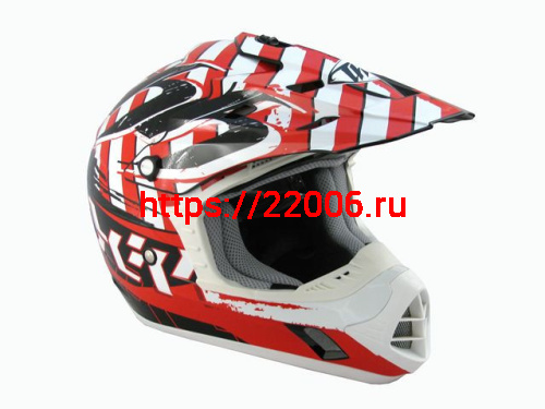 Мотошлем THH TX-12 №13 black/red (S) детский Мотошлем THH TX-12 №13 black/red (S) детский