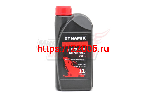 Масло 4T Dynamik SAE 30 (1л) (минеральное)