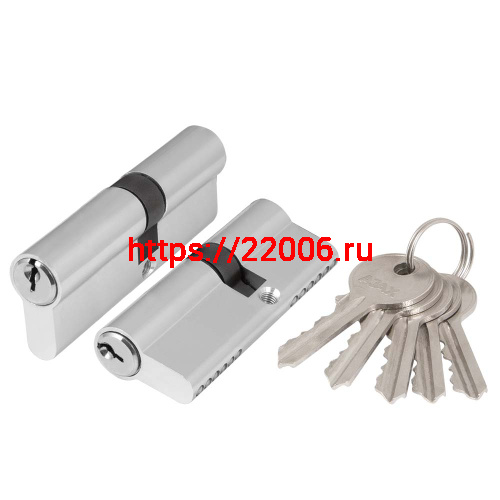 Цилиндровый Ajax (Аякс) механизм (AZ100/90) AZ1000Key90 (30+10+50) CP хром Цилиндровый Ajax (Аякс) механизм (AZ100/90) AZ1000Key90 (30+10+50) CP хром