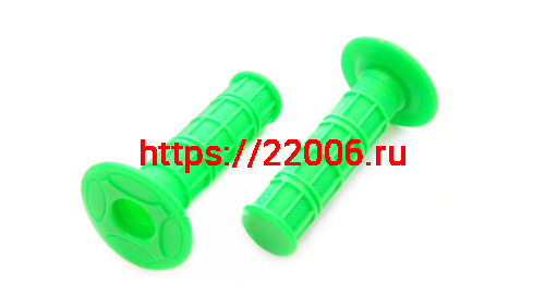 Грипсы цветные 22/24мм Зеленые (L/R)