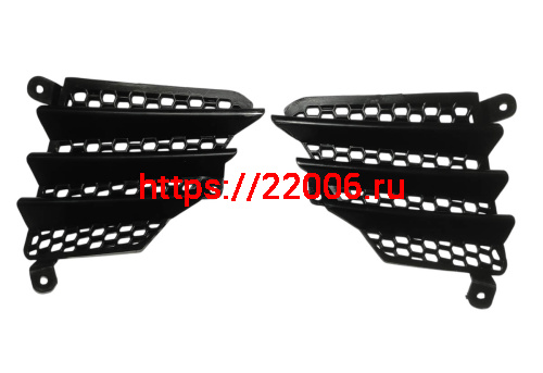 Облицовка декоративная, решетка, левая+правая, MIRAGE 250 (ТЭККЕН) (200043147-0009 + 200053171-0009)