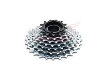 Блок спортивный 7 звезд (Трещотка 13-28 зуб.) "SUNRACE" (MFM2A 7CS)хром