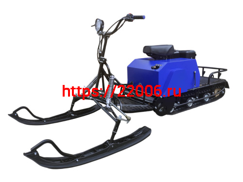 Мотобуксировщик с лыжным модулем 20 л.с., С РЕВЕРСОМ ЛИДЕР-3-4Т-20АП LONG,  РЫЧАЖНЫЙ  МОДУЛЬ